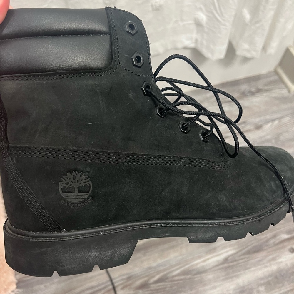Waterproof Black Timberlands